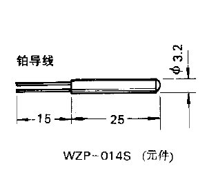 WZP-014S引进型陶瓷铂电阻元件