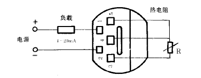 SBWZ-2460常规型热电阻温度变送器接线图 SBWZ-2460常规型热电阻温度变送器接线图