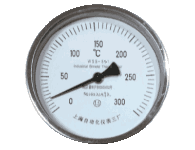 WSS-501可动外螺纹轴向双金属温度计 WSS-501可动外螺纹轴向双金属温度计
