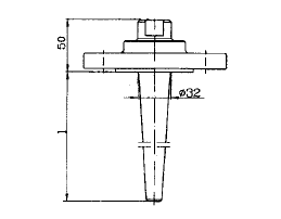 温度计套管-锥形法兰式安装图片