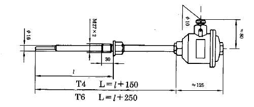 SBWR-2280/240d隔爆一体化热电偶温度变送器