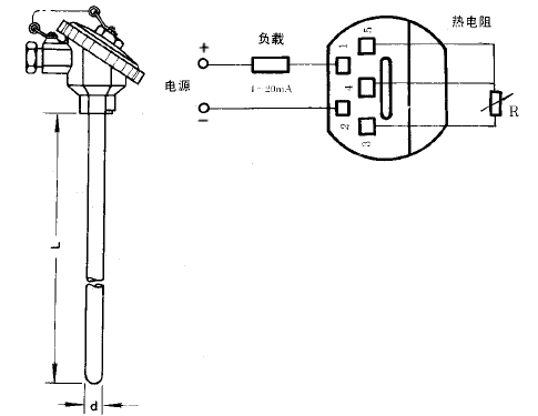 SBWZ-2480/131热电阻一体化温度变送器安装图片