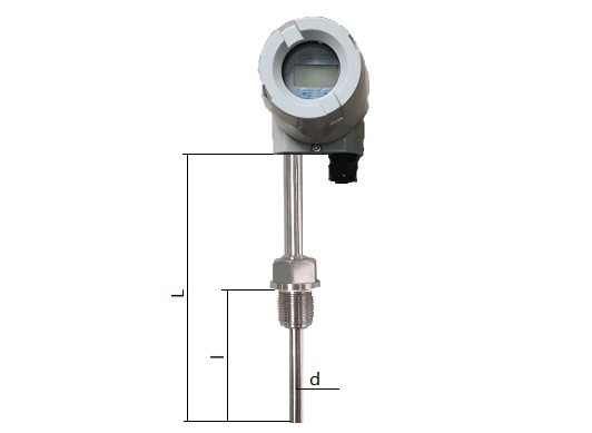 SBWZ-2482/236K热电阻一体化数显温度变送器安装图片