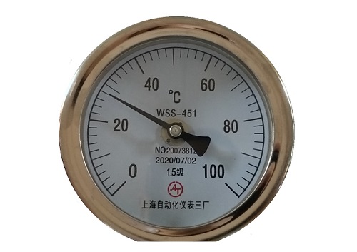 WSS-451不锈钢抽芯式双金属温度计